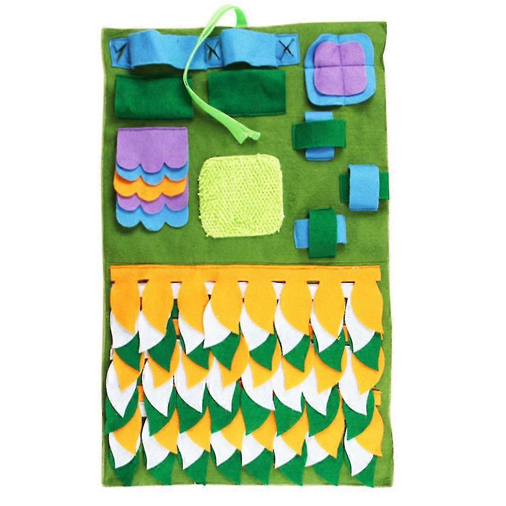 1pc Washable Pet Training Mat Pet Dog Sniff Smell Pad Portable Durable Pet Mat