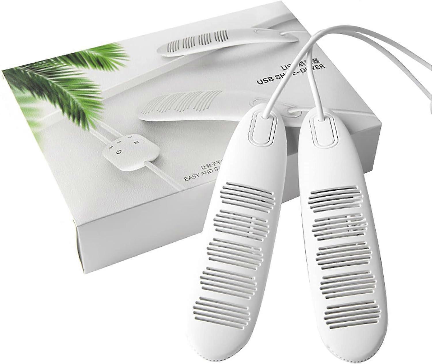 Portable Boot Dryer, USB Recharge Shoe Dryers, 360 Degree Circulating Heat Dissipation, Constant Temperature Heating and 3/6/9 Hours Timed Auto Self O