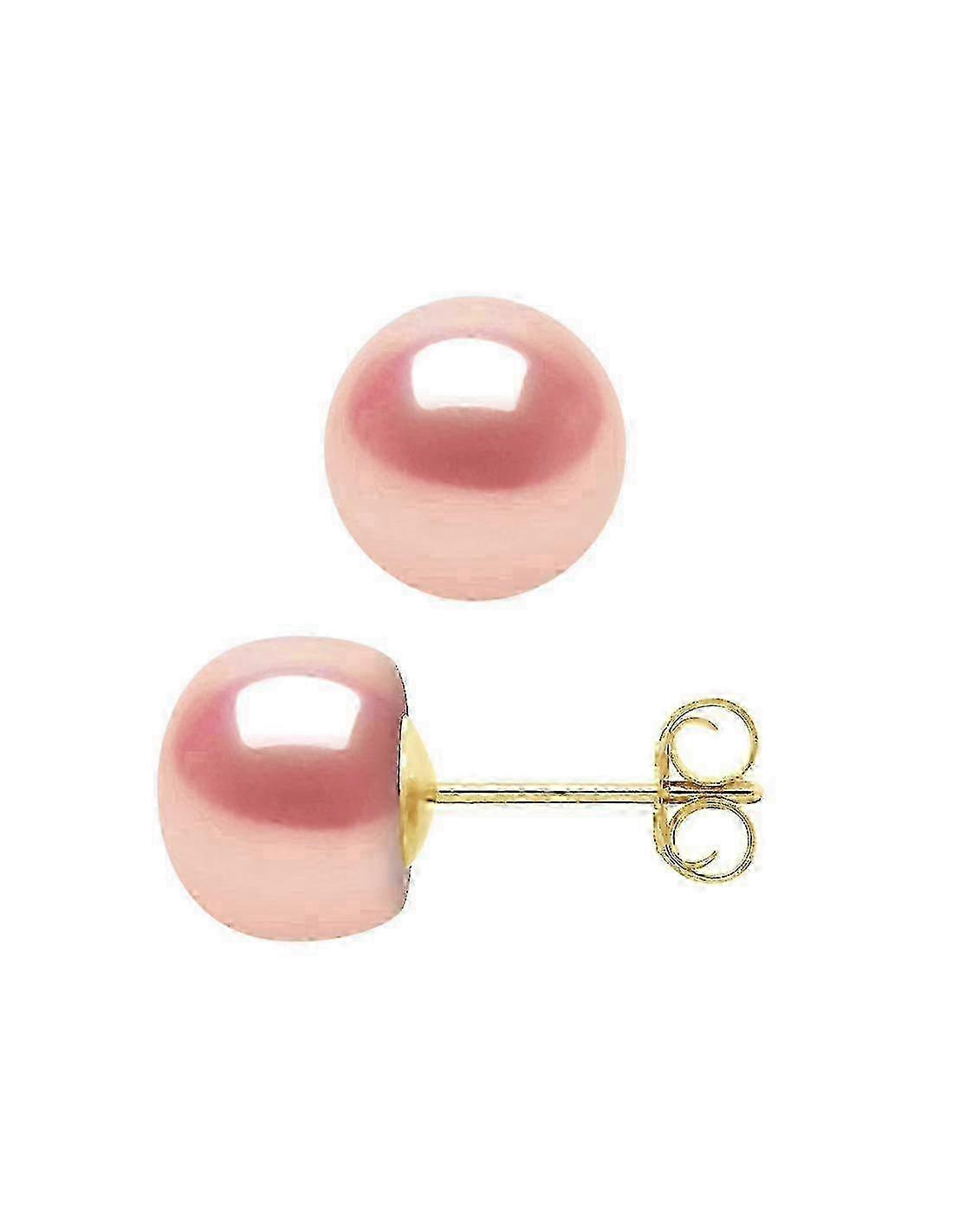 Náušnice - 8-9 mm - Natural Rose - AUDREY