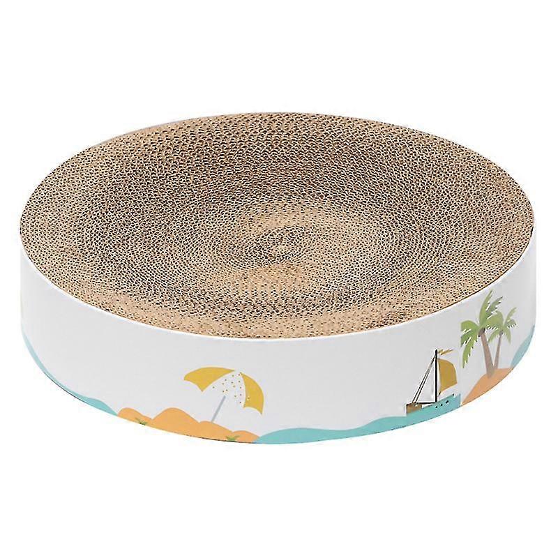 Corrugated Paper Scratch Bowl For Cats Playing-c