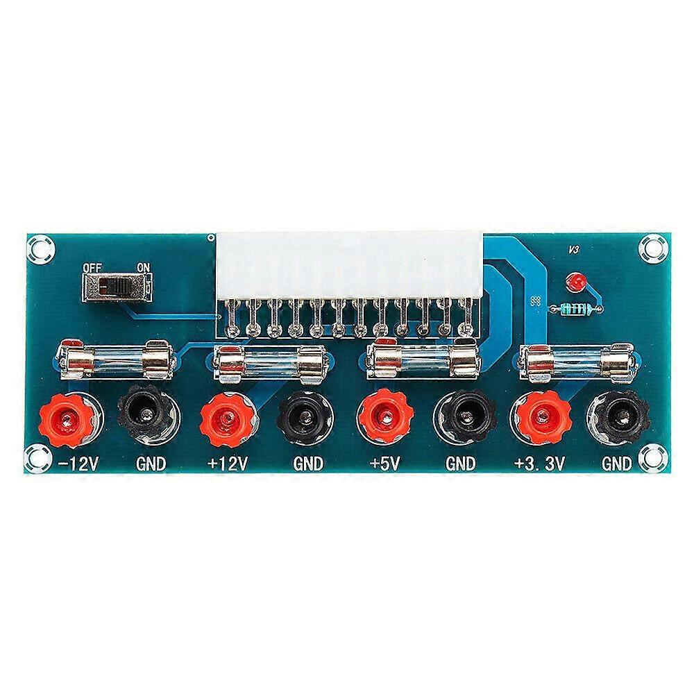 24 دبابيس Atx Benchtop المجلس الكمبيوتر الكمبيوتر توريد وحدة محول اندلاع
