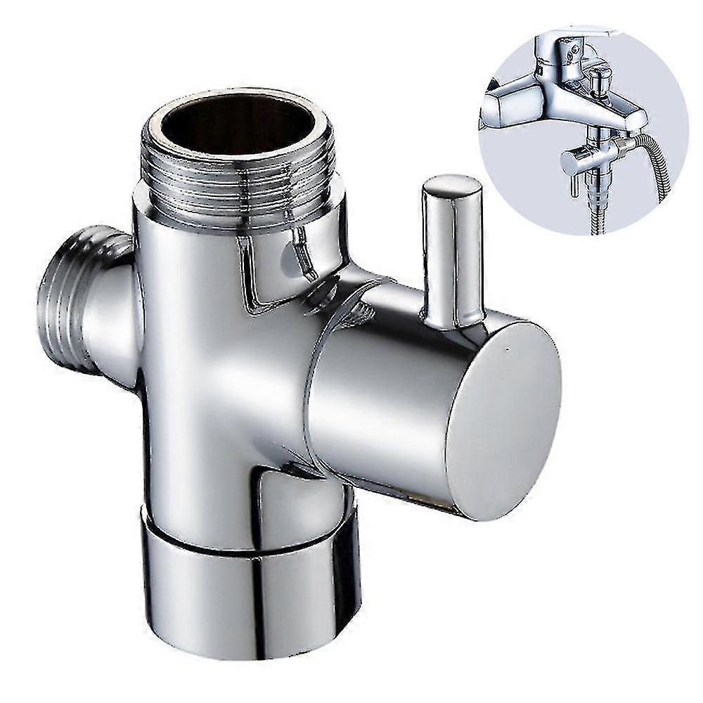 Diverter Valve Bathtub Shower 3-way Diverter Valvew Solid Brass G 1/2 Inch Shower Adapter Valve Switch