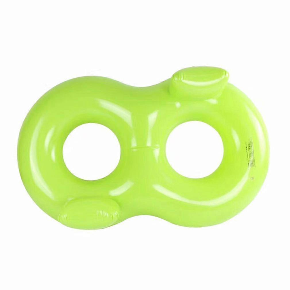 Side by Side Double Swimming Ring Pool Lounger Inflatable Pool Float for Lovers