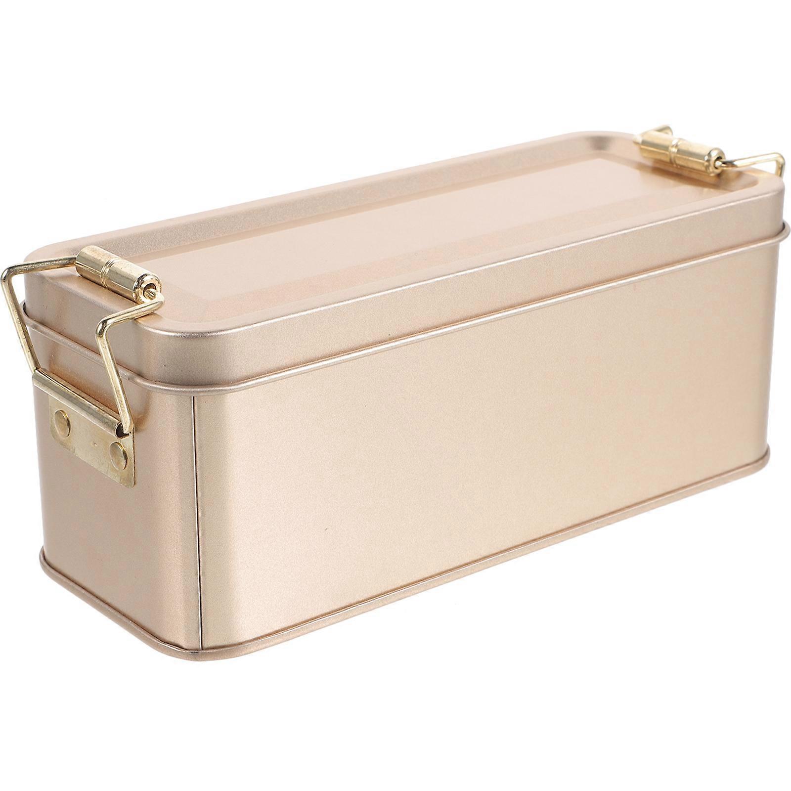 Cookie Gift Box Decorative Cookie Tin Creative Cookie Candy Box Snack Storage Tin