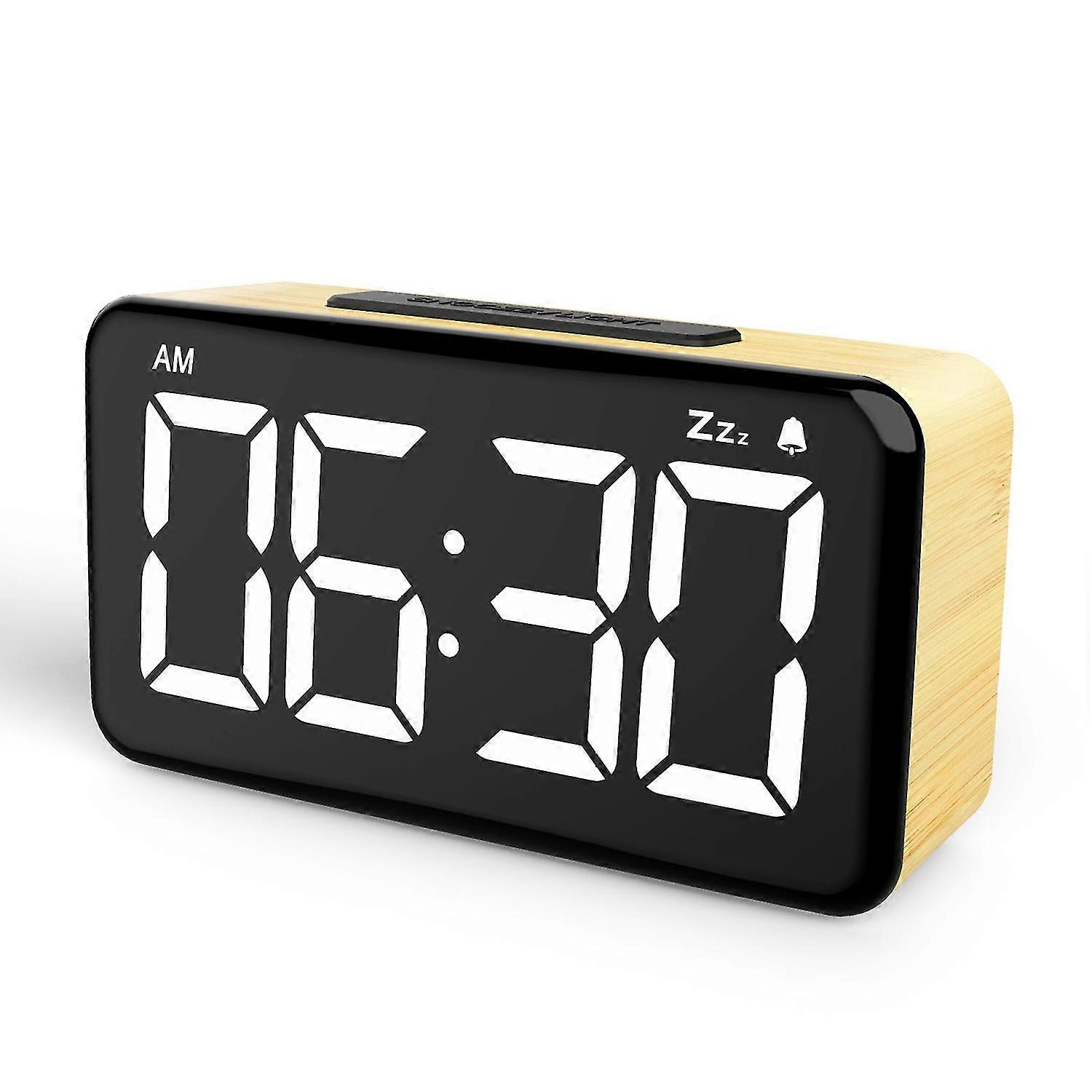Digital Alarm Clock, Digital Clock With 6-Inch Led Display(Eu Plug)