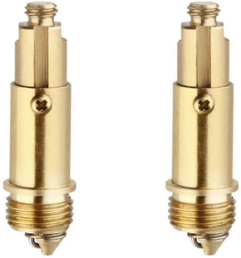 2 stk Utskifting av servantavfall Erstatning av baderom Reservedel Pop-up ventiler Vask messing Ventilskruer Badekar Klikk Clack Slisset Pluggmontering Enkel popup