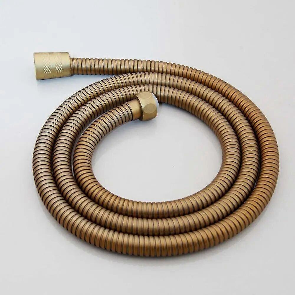 Antikk messing dusjhode bad hånddusjhode 1,5m dusjslange