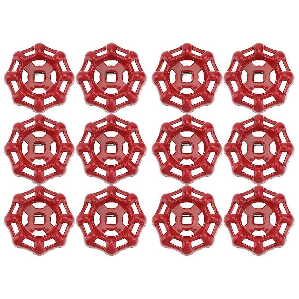 12pcs Cast Iron Handle Ball Hand Wheel Shutoff Handles for Water Pipe Tube