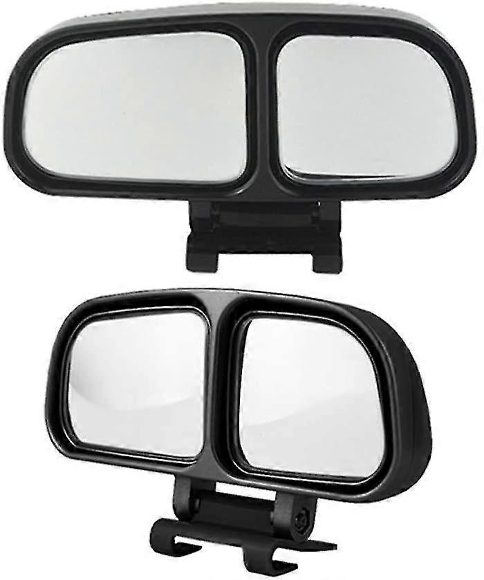 2pcs Blind Spot Rearview Mirror (black)