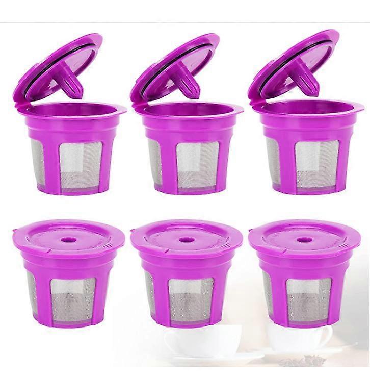 6pcs K CUP Coffee Filter Refillable Single K CUP