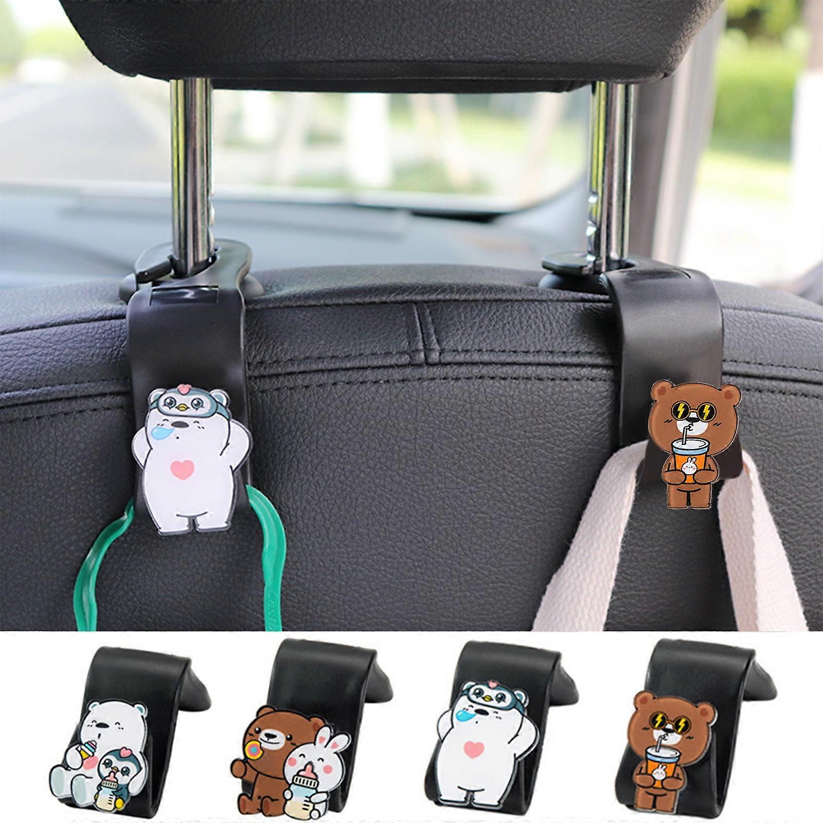 Car Seat Headrest Hooks cartoon hook chair back multi-function seat placement hook