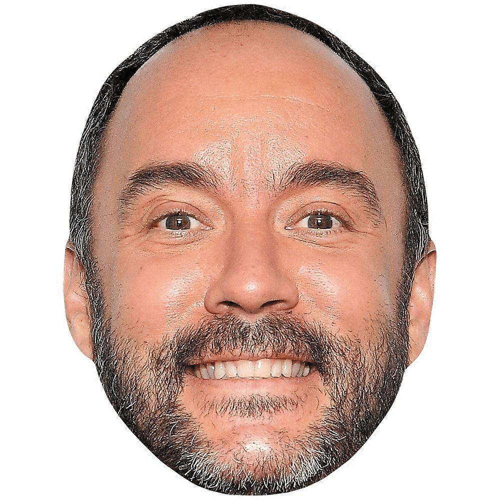 Dave Matthews (Smile) Celebrity Mask, Flat Card Face
