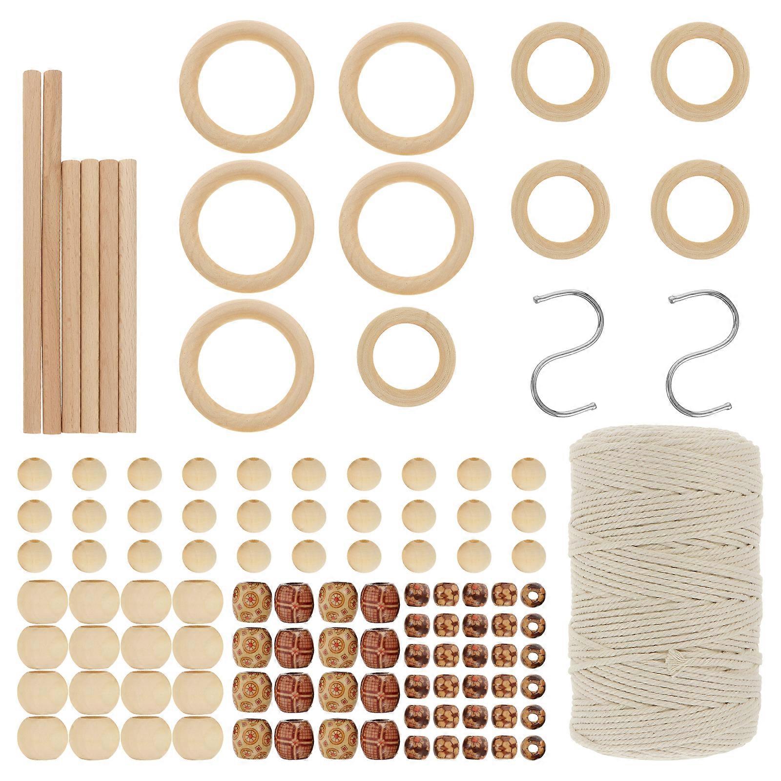 1 Set DIY Macrame Kit Macrame Tapestry Material Wall Art Decoration Woven Kit