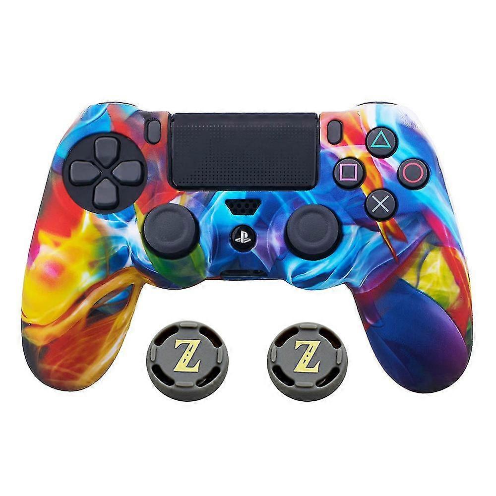 Nou Ps4 / Slim / Pro Controller Skin Grip Cover Case Protector Soft Silicon Gel Rubber Shell