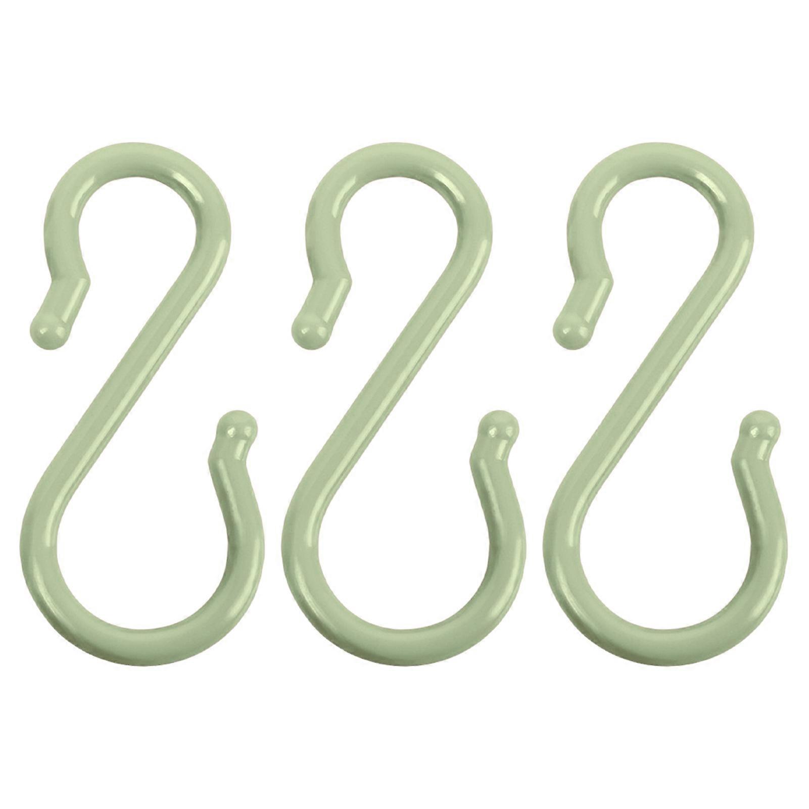 QingHai 1 Set S-shaped Hook Durable Easy Installation Multi-functional Utensils Towel Clothing Hanger for Home