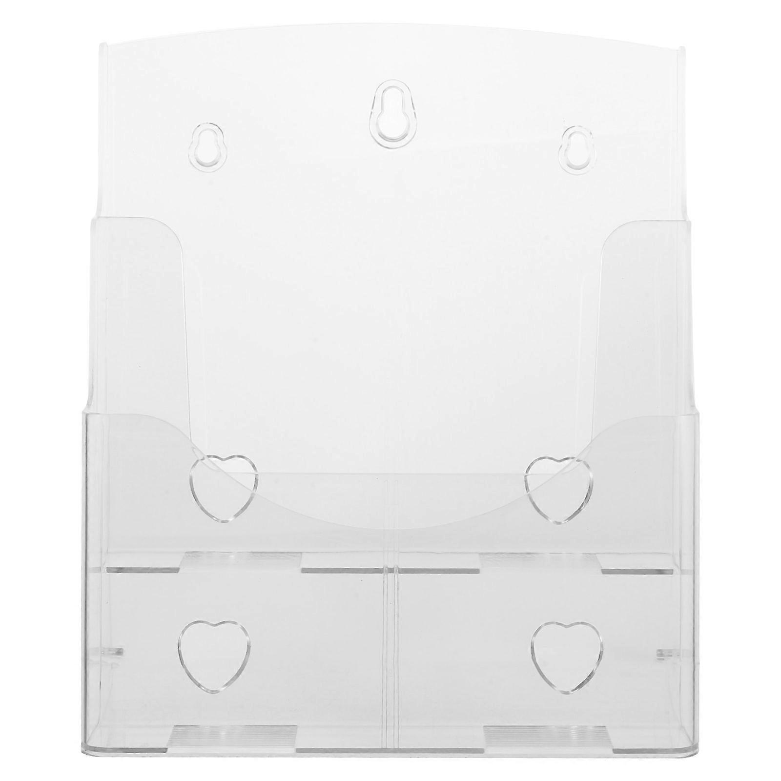 Tabletop Pamphlets Holder File Holder File Paper Display Rack Clear Hanging Wall Rack Table Rack