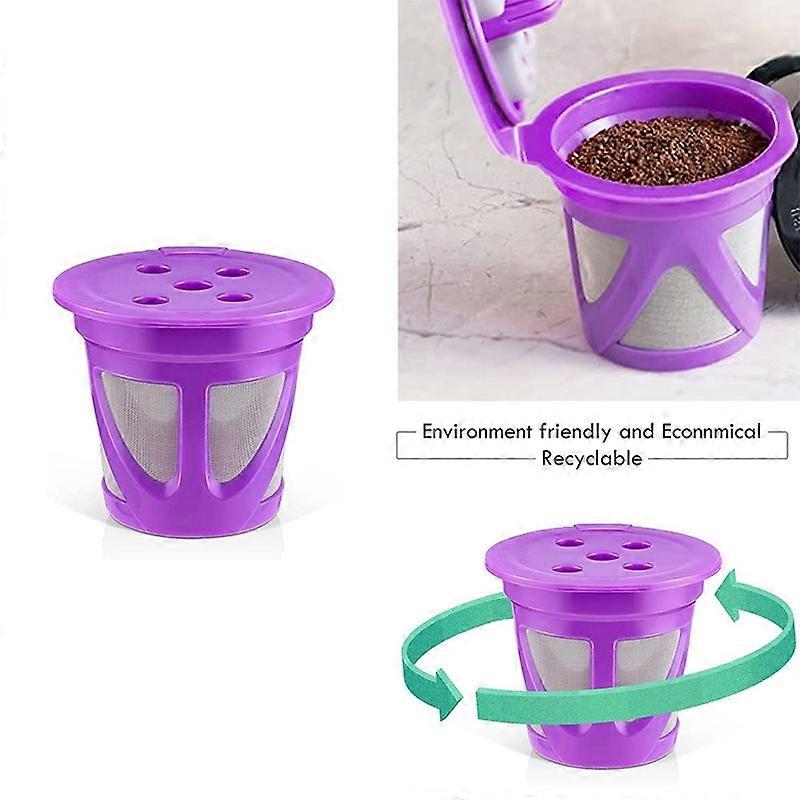 Reusable K Supre (Plus) Reusable K Cup Compatible Single Serve Coffee Maker Refillable Kcups Coffee Filters
