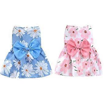 Pets Blue Wedding Jackets Suit For Dogs With Blue Bow Tie Puppy Cat