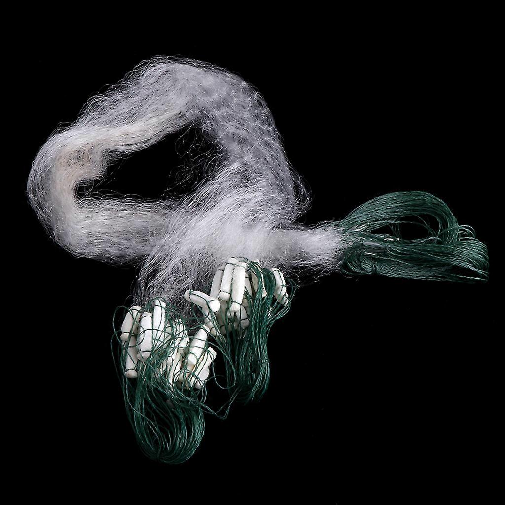 Single Layer Monofilament Fishing Net Fish Gill Net with Float Trap for Outdoor