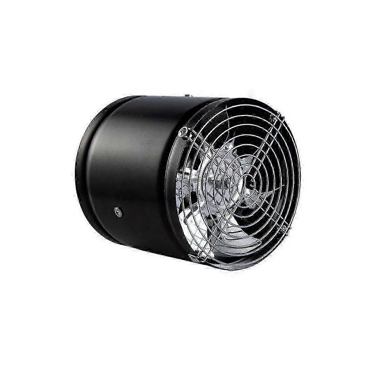 6 tommers rør eksosvifter luftventilator metallrørventilasjon eksosvifter svart
