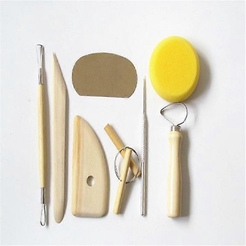 8pcs Pottery Sculpting Tool Clay Modeling Tool Set Ceramic Clay Sculpting Tools