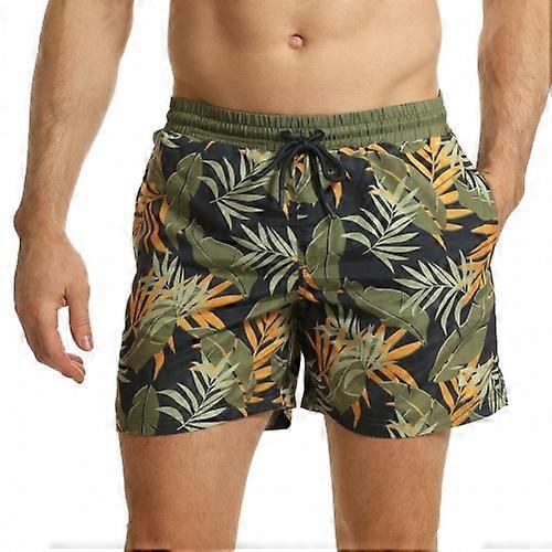 RIPT Essentials Mens Jungle Print Swim Shorts