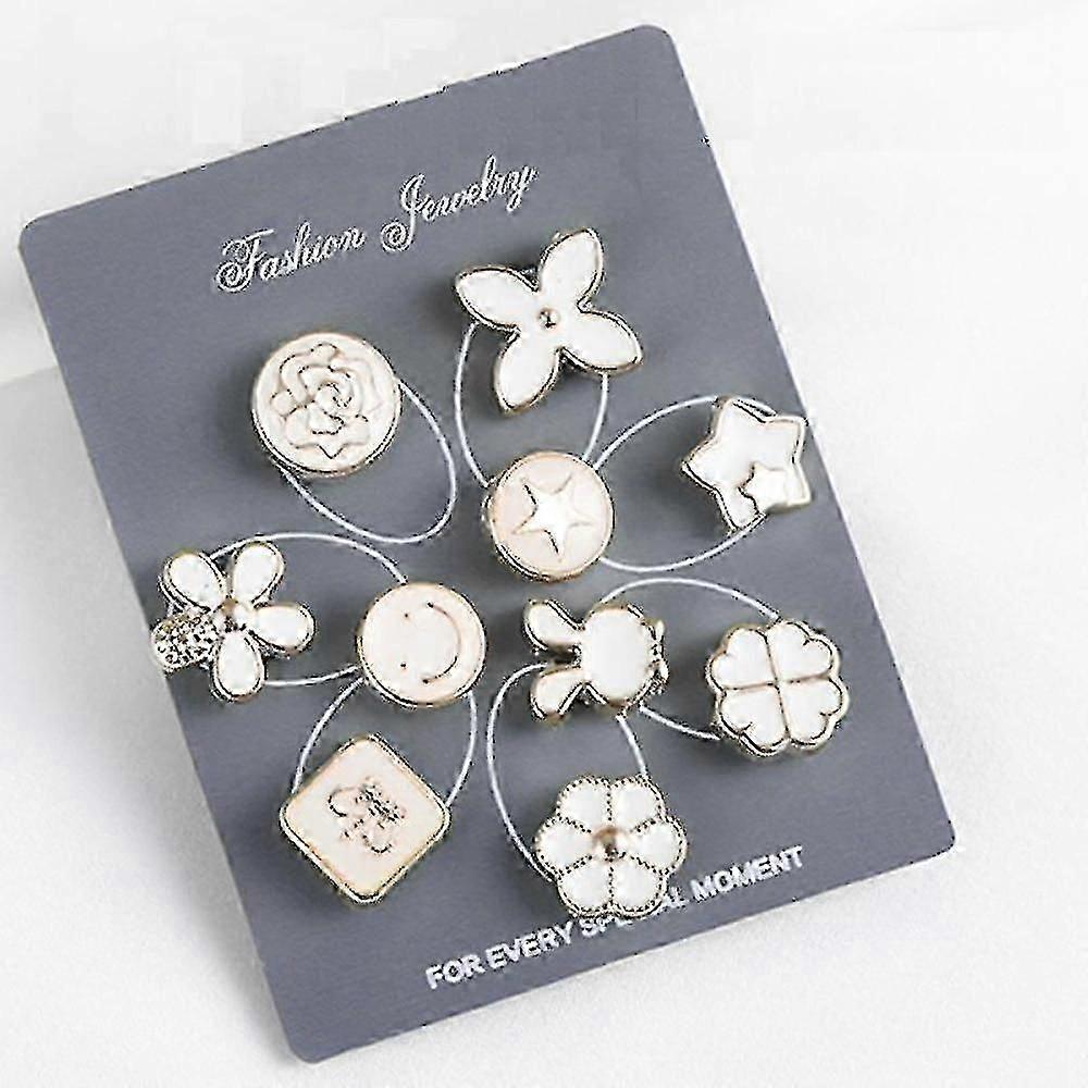 10pc Prevent Accidenta Expoure Button Brooch Pin Badge