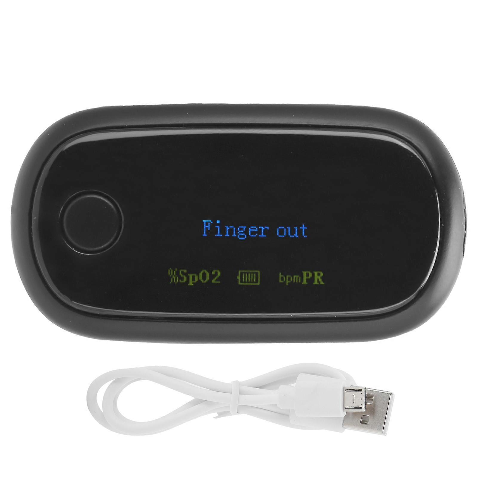 Rechargeable Fingertip Pulse Oximeter with Digital Display for Accurate Oxygen Monitoring