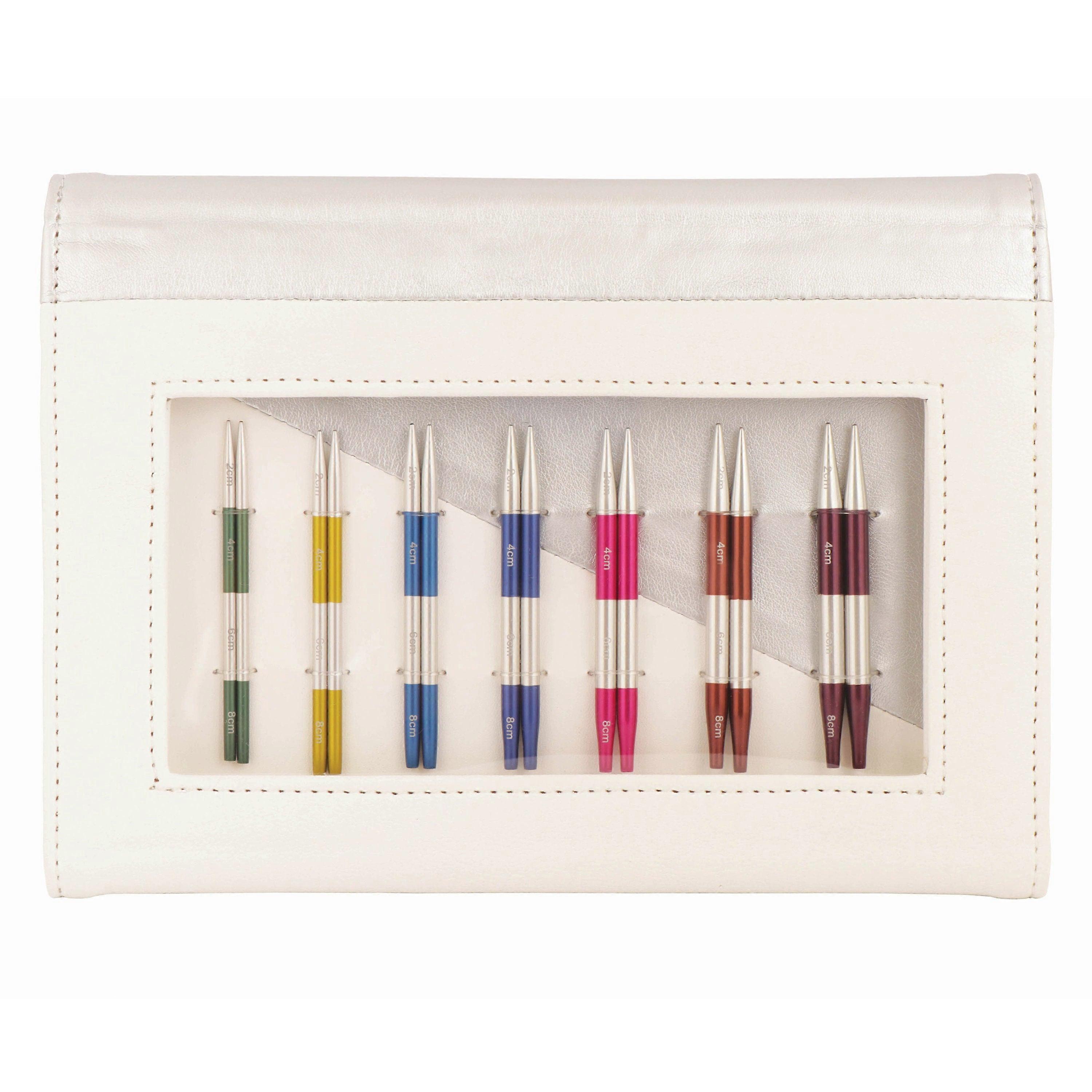 Knitpro Knitting Pins Interchangeable Deluxe Smart Stix Set Of 7 And Accessories