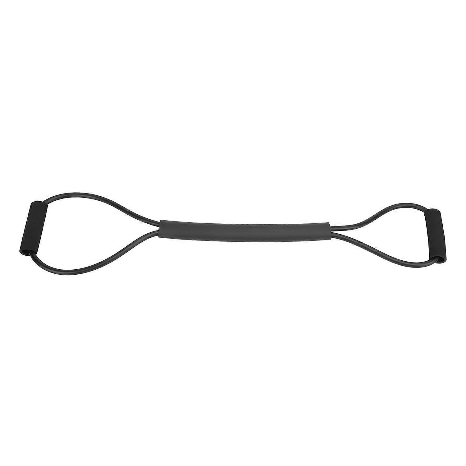 Resistance Band with Handle for Exercise Working Out Boxing Stretching Training Fitness Black 35lb 