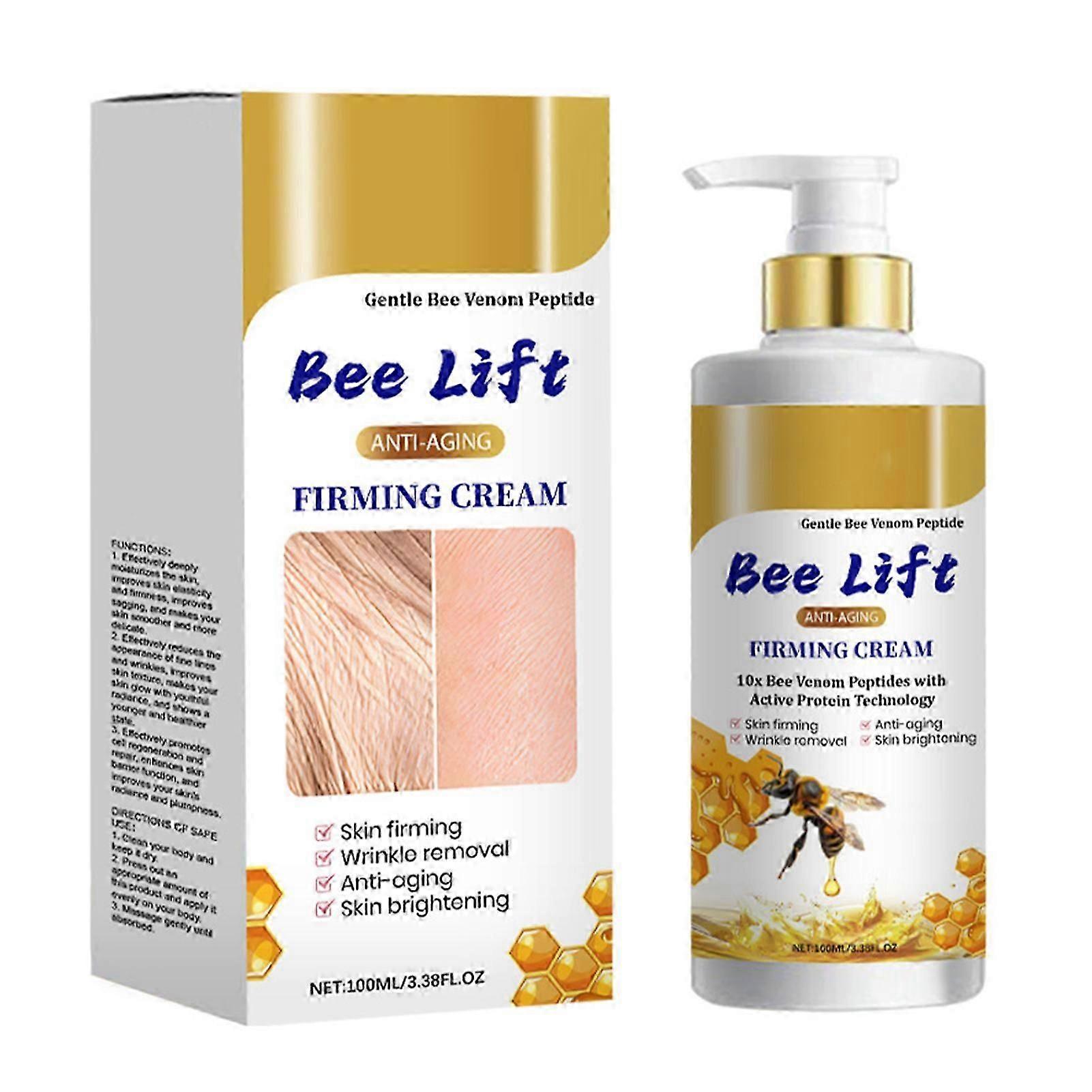 Flysmus Beelift Anti-aging Firming Cream, Bee Venom Skin Firming Wrinkle Reducing Cream, Restore Skin Elasticity For All Skin Types