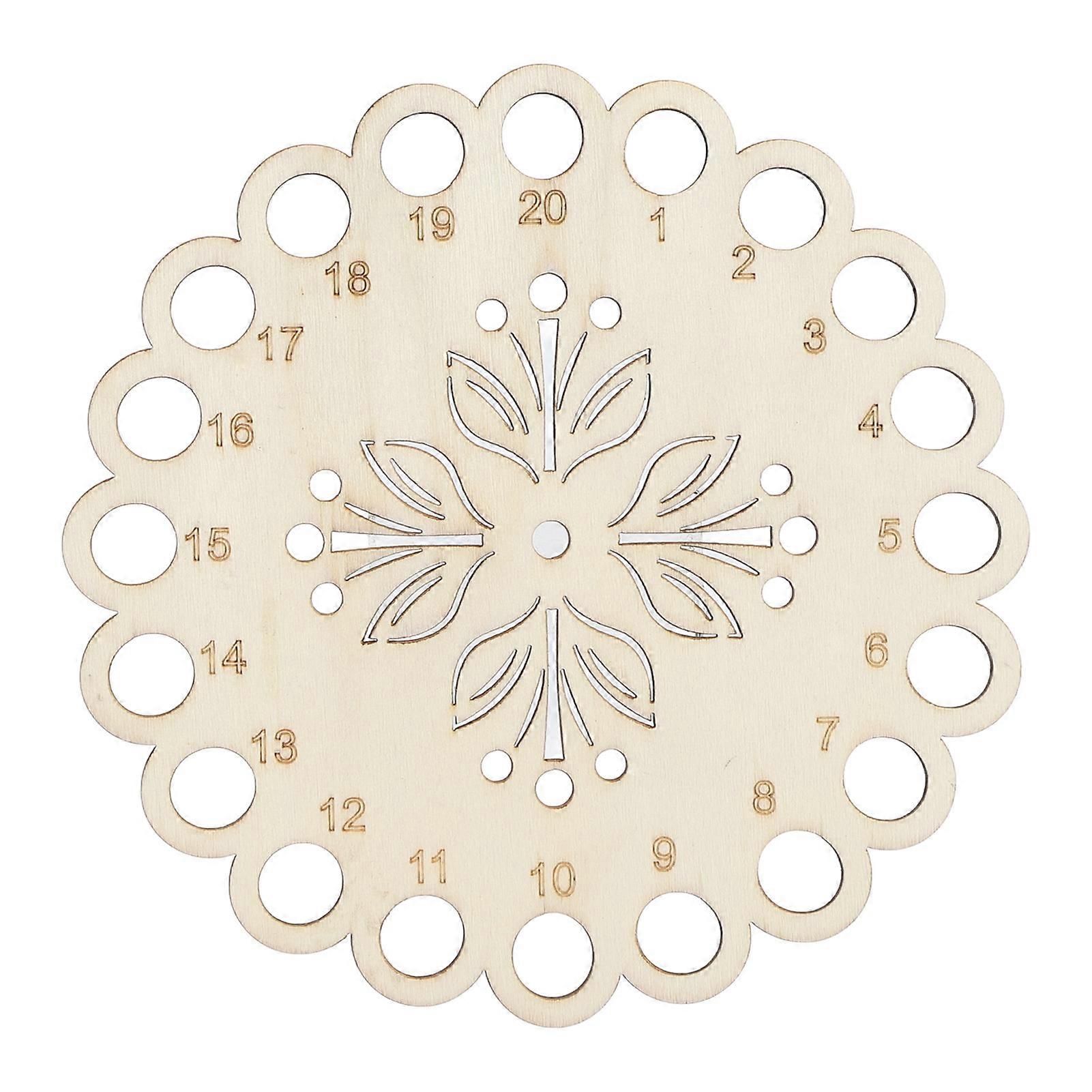 Tre Broderi Floss Organizer Multipurpose Hollow Design Multi Holes Cross Stitch Floss Trådholder For Sy Floss Tilbehør Tulipa