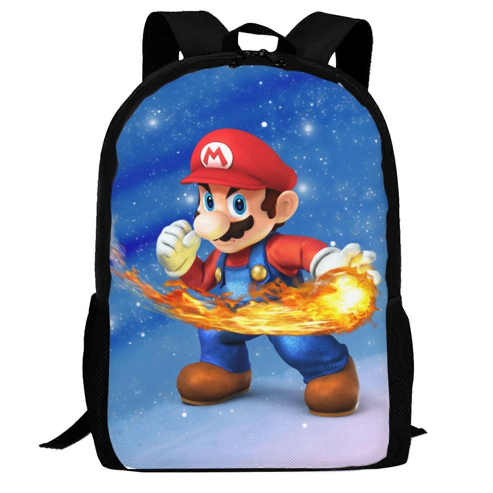 Backpack YL1832 Super Mario Backpack,3d Print Laptop Backpack Lightweight Casual Daypack Bookbag Multi-Function Travel Backpack1832
