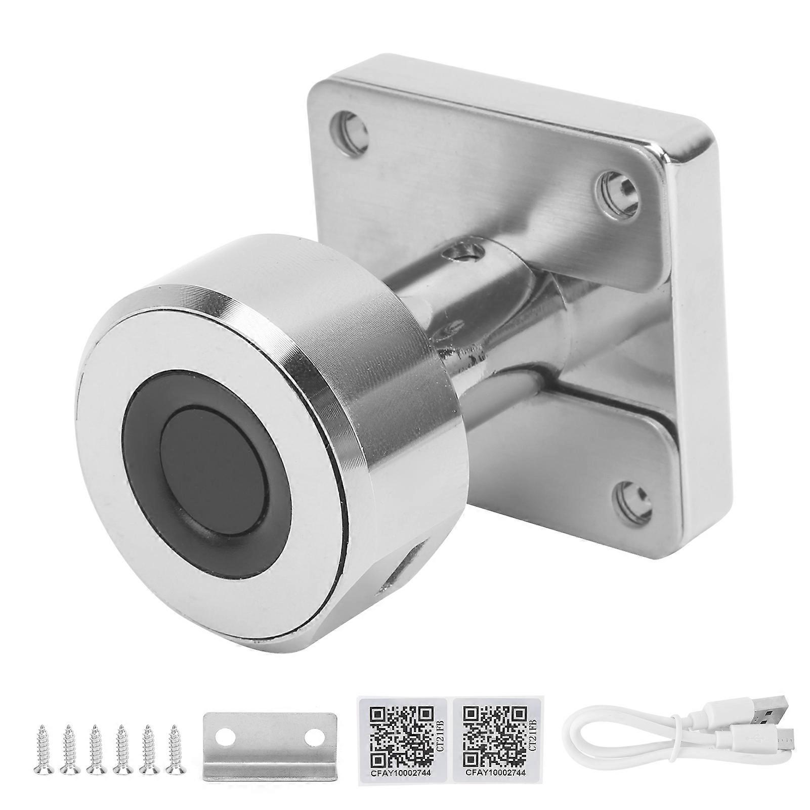 Intelligent Lock Fingerprint Bluetooth APP Unlock Zinc Alloy for Home Office Drawer File Cabinet Safe Box