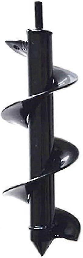 汽油电钻锤土壤螺旋钻头花盆花园螺旋钻孔挖掘机头黑色 5*22cm