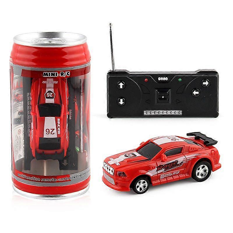 1681 red# Can remote control car Mini can remote control car Mini car Children's toy Mini remote control car Coke can car