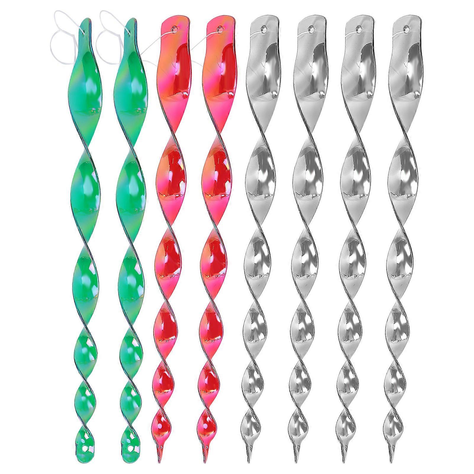 Reflective Bird Repeller Hanging Rotating Bird Repellent Rod for Garden Yard Orchard