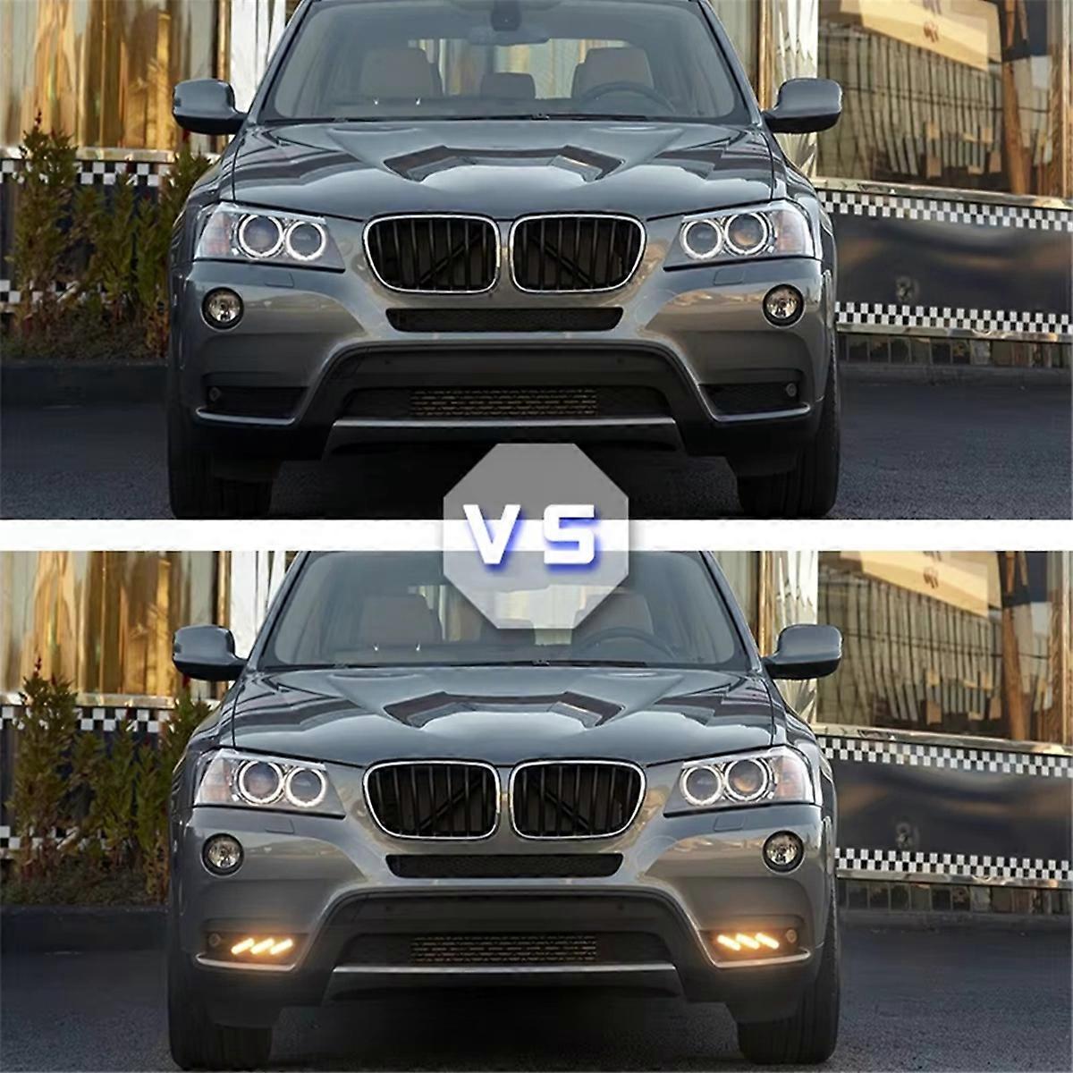 Car LED Daytime Running Light Turn Signal Fog Light DRL for BMW X3
