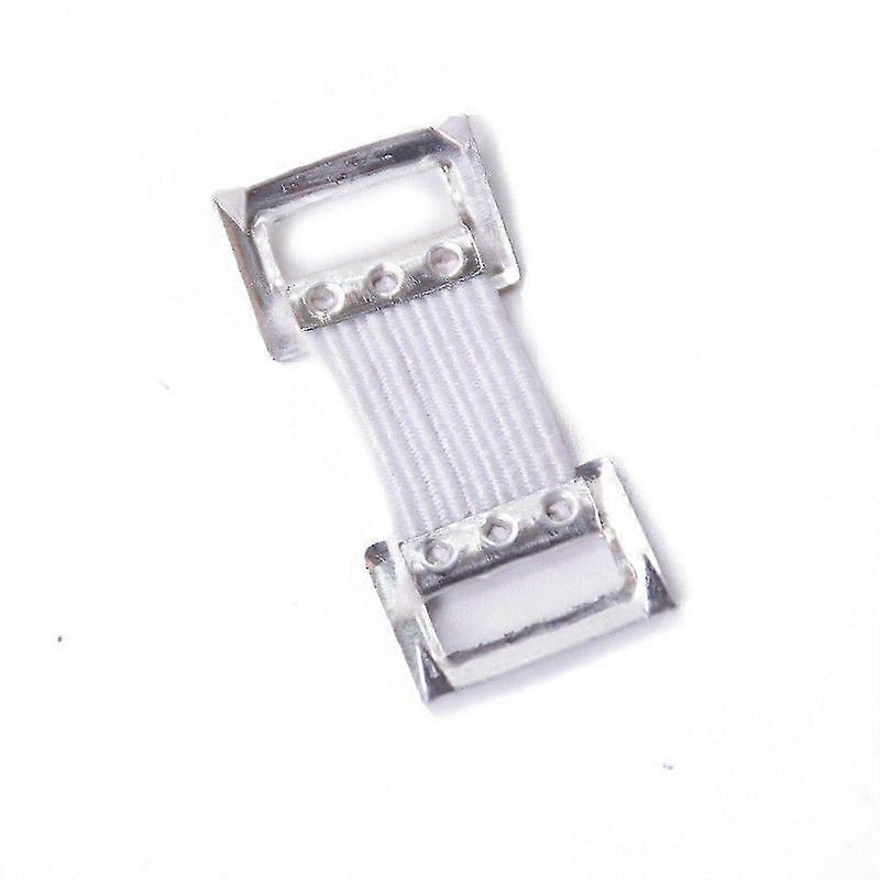 Bandage Buckle Elastic Elastic Buckle For Sports Bandage Tape End Fixing 10 Pieces White