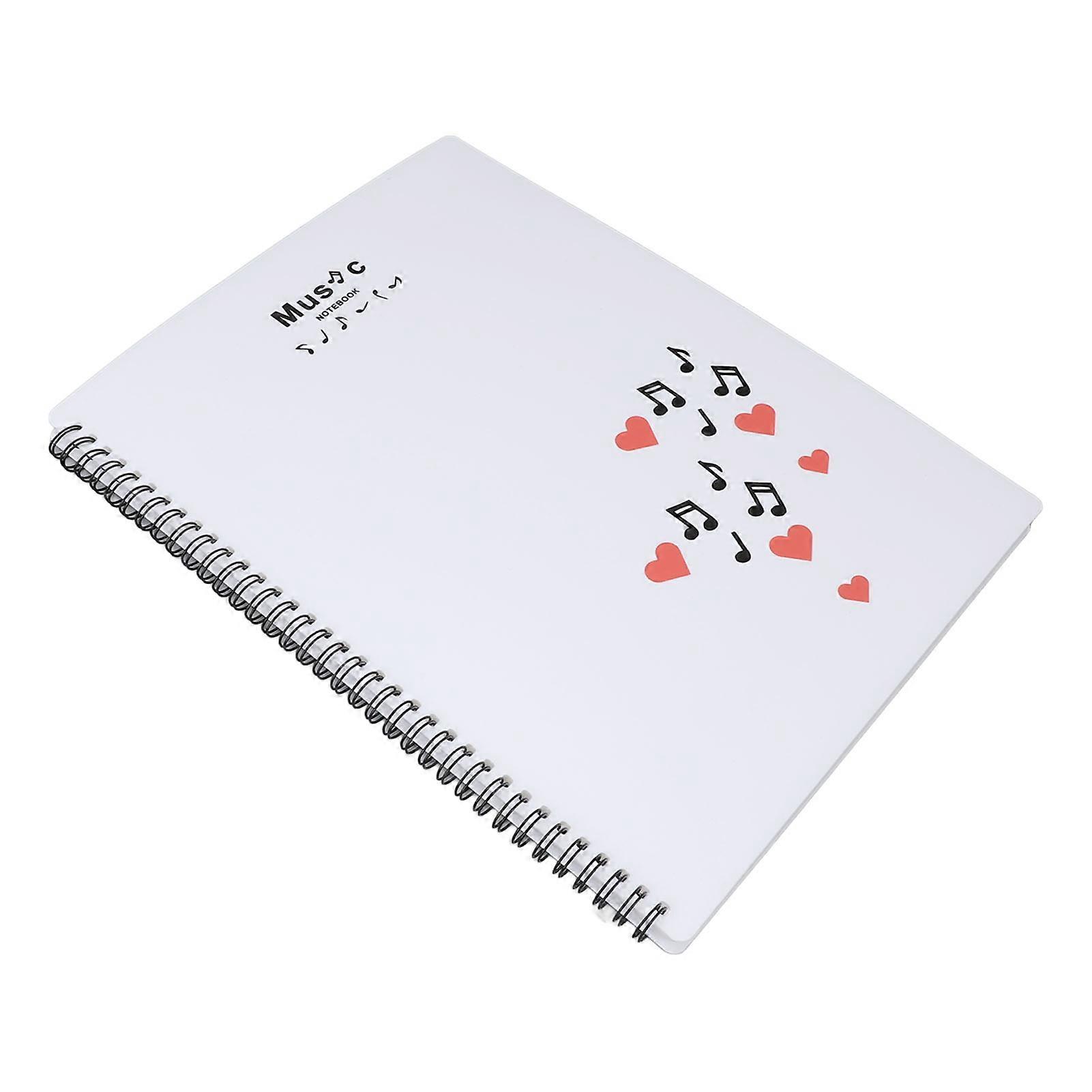 A4 Sheet Music Binder - 20 Sleeves 40 Pages for Orchestra School Choir (Type B)