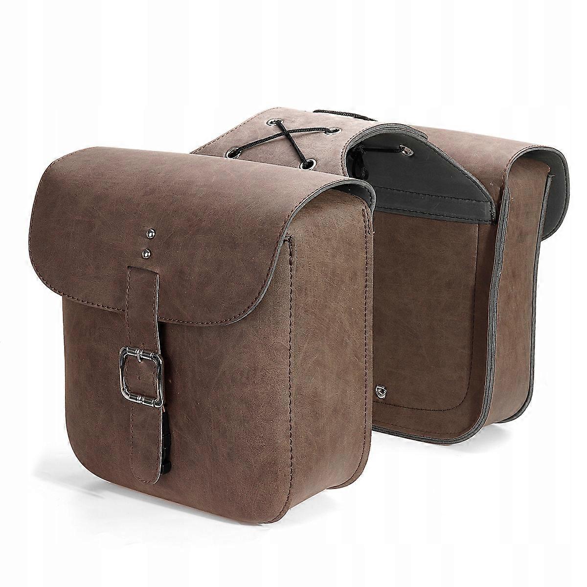 زوج من الحقائب الجلدية حقائب الدراجات النارية 29 سم