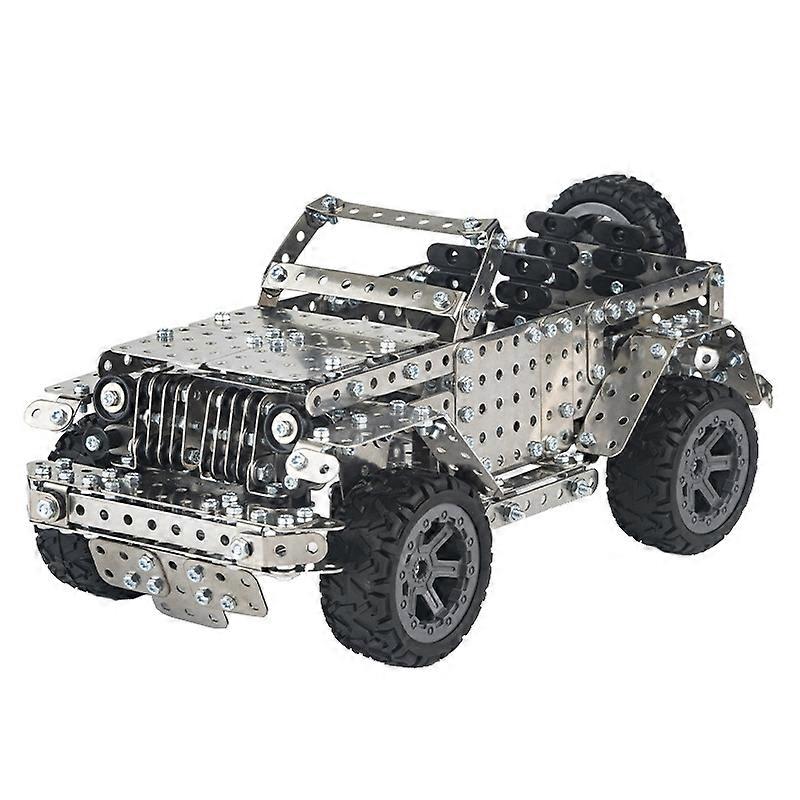 Assembly Off-Road Vehicle Intelligence Manual Assembly Toy Machinery Building Metal Model