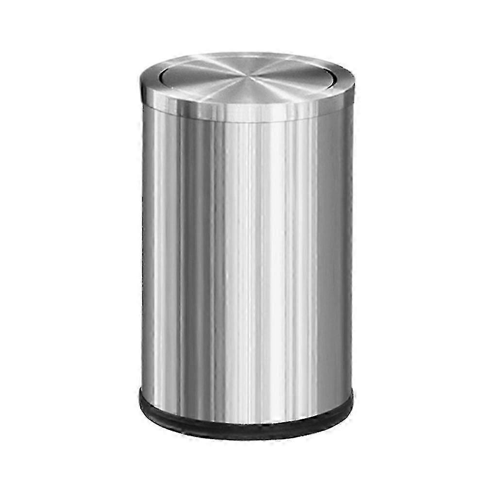 9l Capacity Stainless Steel Rust-proof Garbage Can