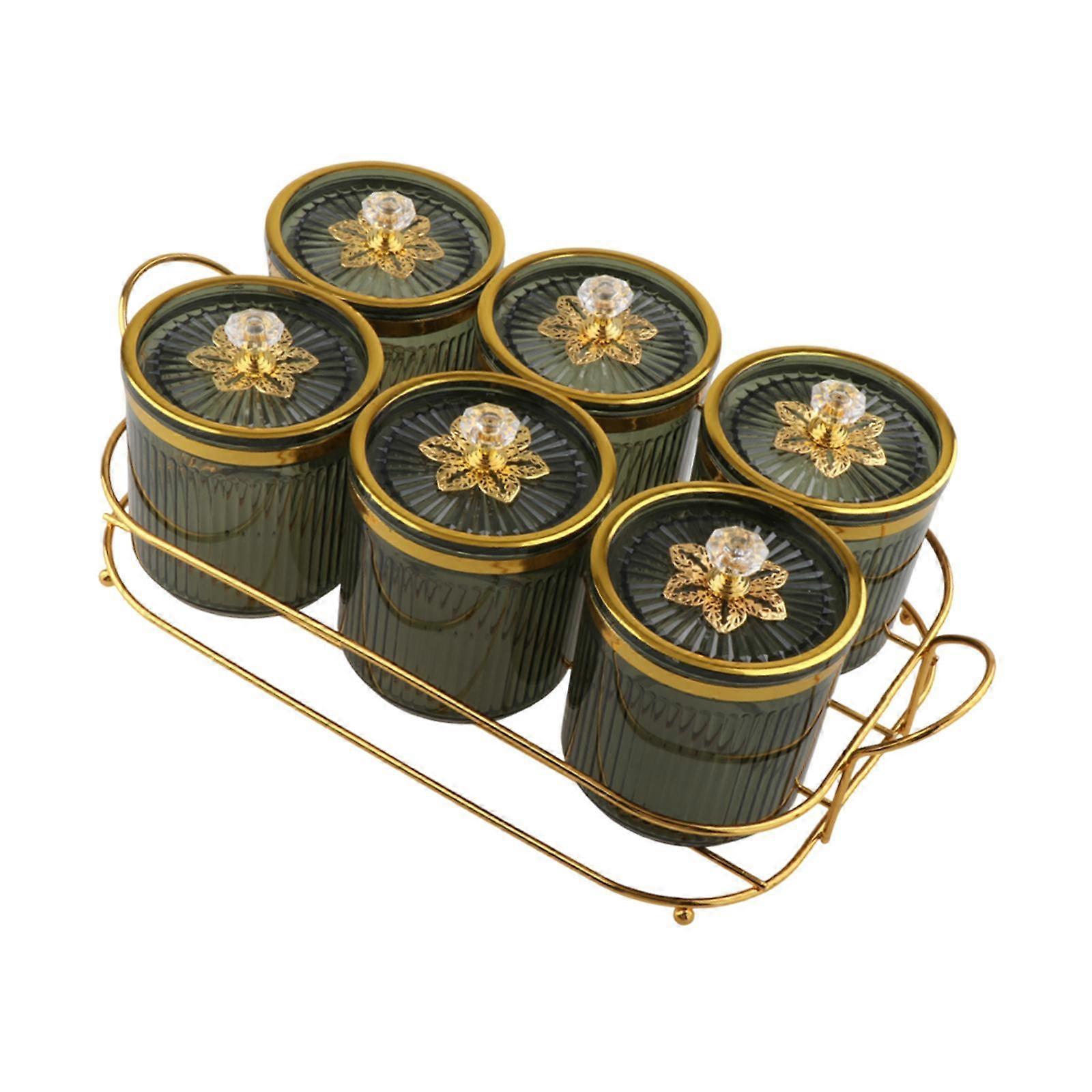 Candy Nut Serving Container Dried Fruit Tray with Lid,Multifunctional,Divided