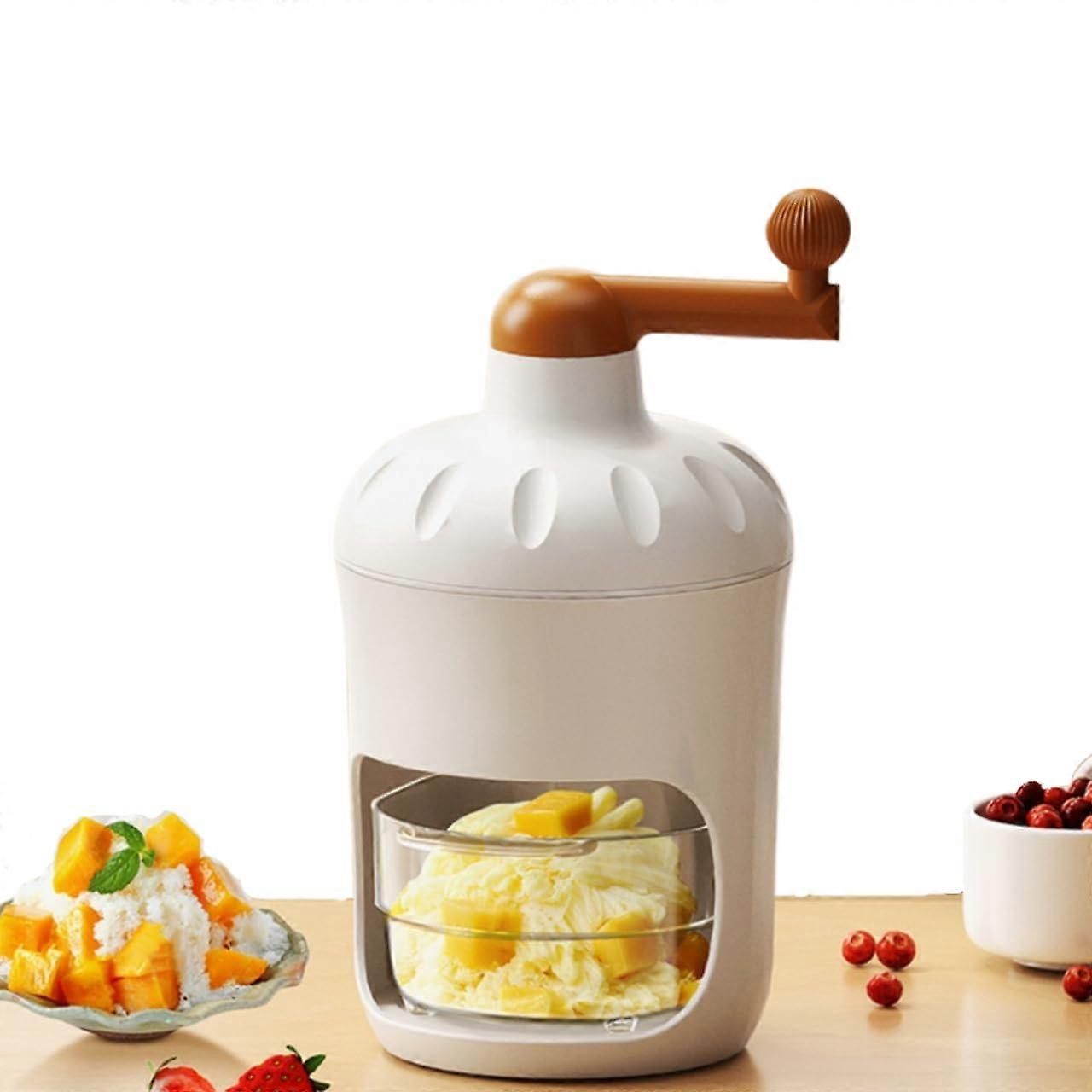Shaved Ice Machine, Ice Shaver and Snow Cone Machine, Ice Crusher Hand Shaved Ice Machine