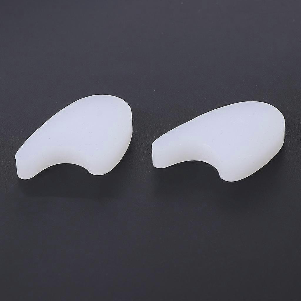 2x Silicone Gel Toe Wedge Separators Polymer Pad Foot Protector Spacers Cushion  S