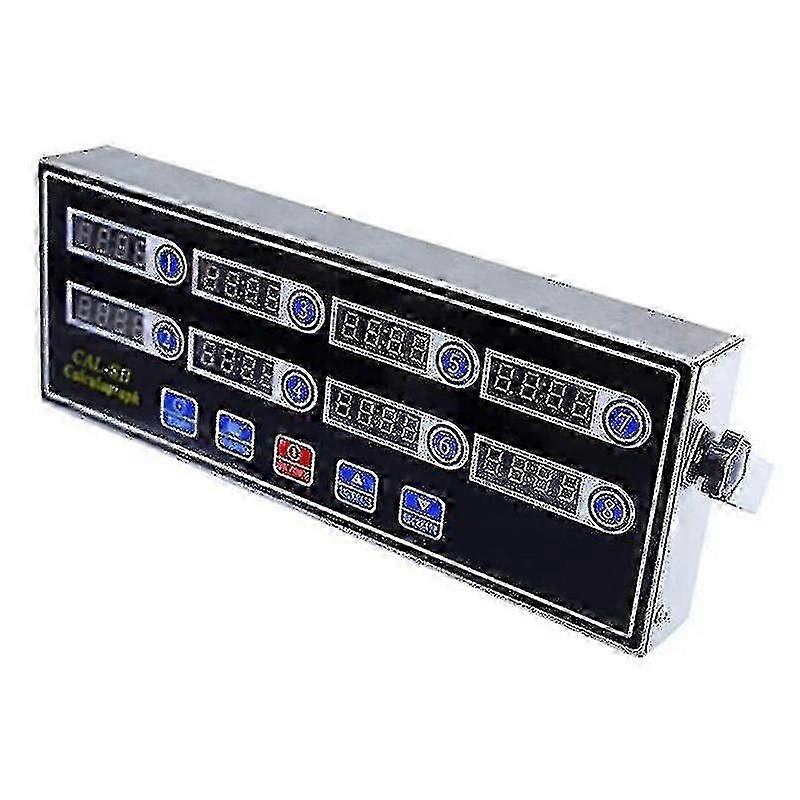 Commercial 8 Channels Digital Kitchen Timer, Stainless Steel Calculagraph Timer With Alarm , Clock(,)-good