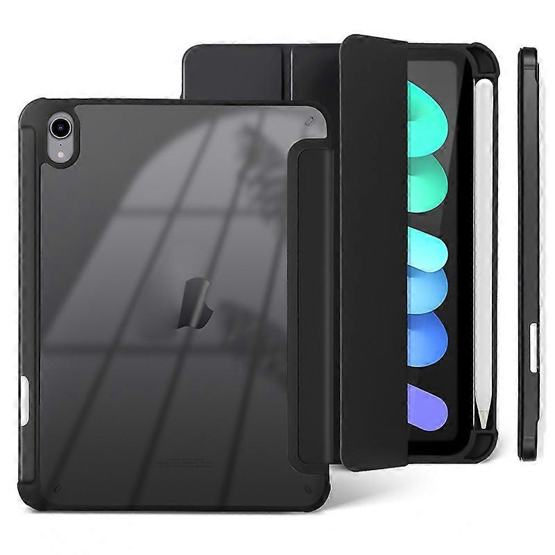 3-folding Acrylic Smart Leather Tablet Case
