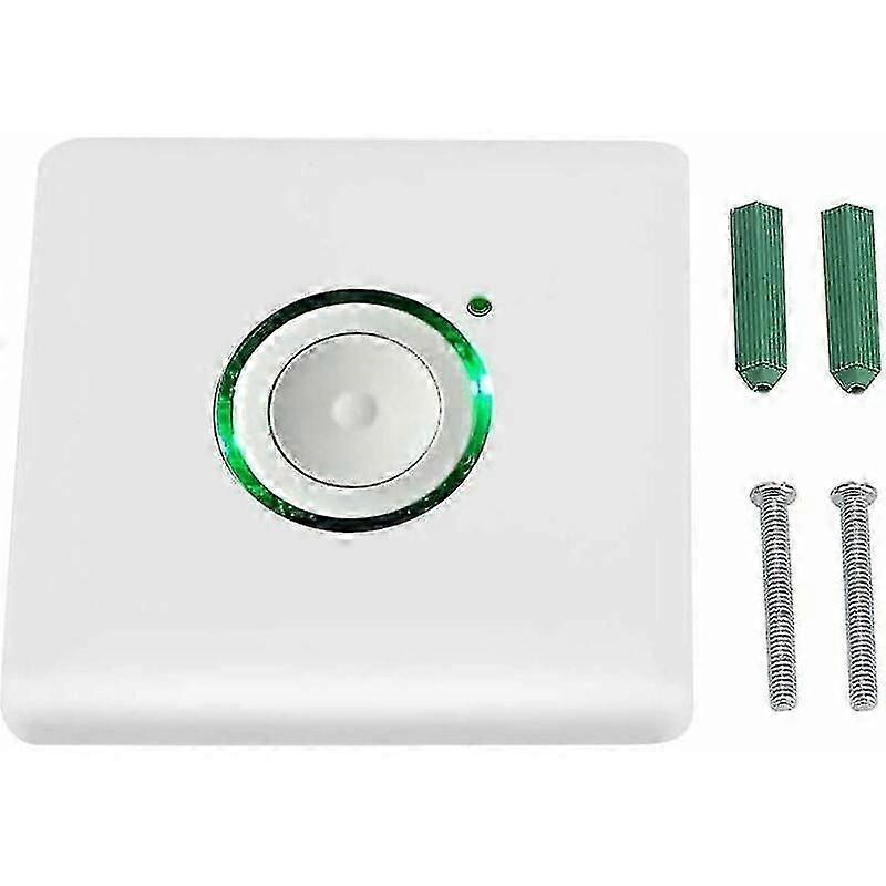 Wall Timer Switch, Ac110 220v Outdoor Led Wall Mounted Timer Switch 16-level Touch Touch Delay Delay Settings Count-up Timer Digital Countdown Interru