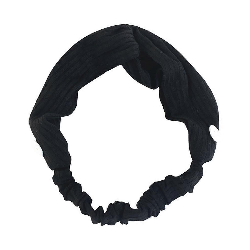 Knitted Elastic Elastic Headband Ladies Outing Antiseize Headband Foldable